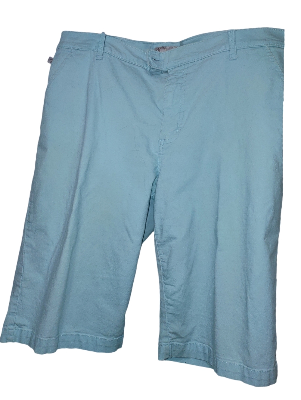 Aqua Blue Duplex by Tyte Bermuda Shorts